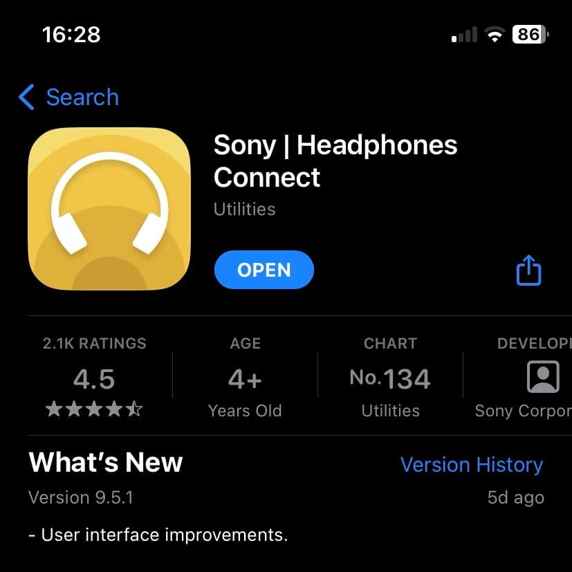 Hướng dẫn kết nối tai nghe Sony WH-CH520
