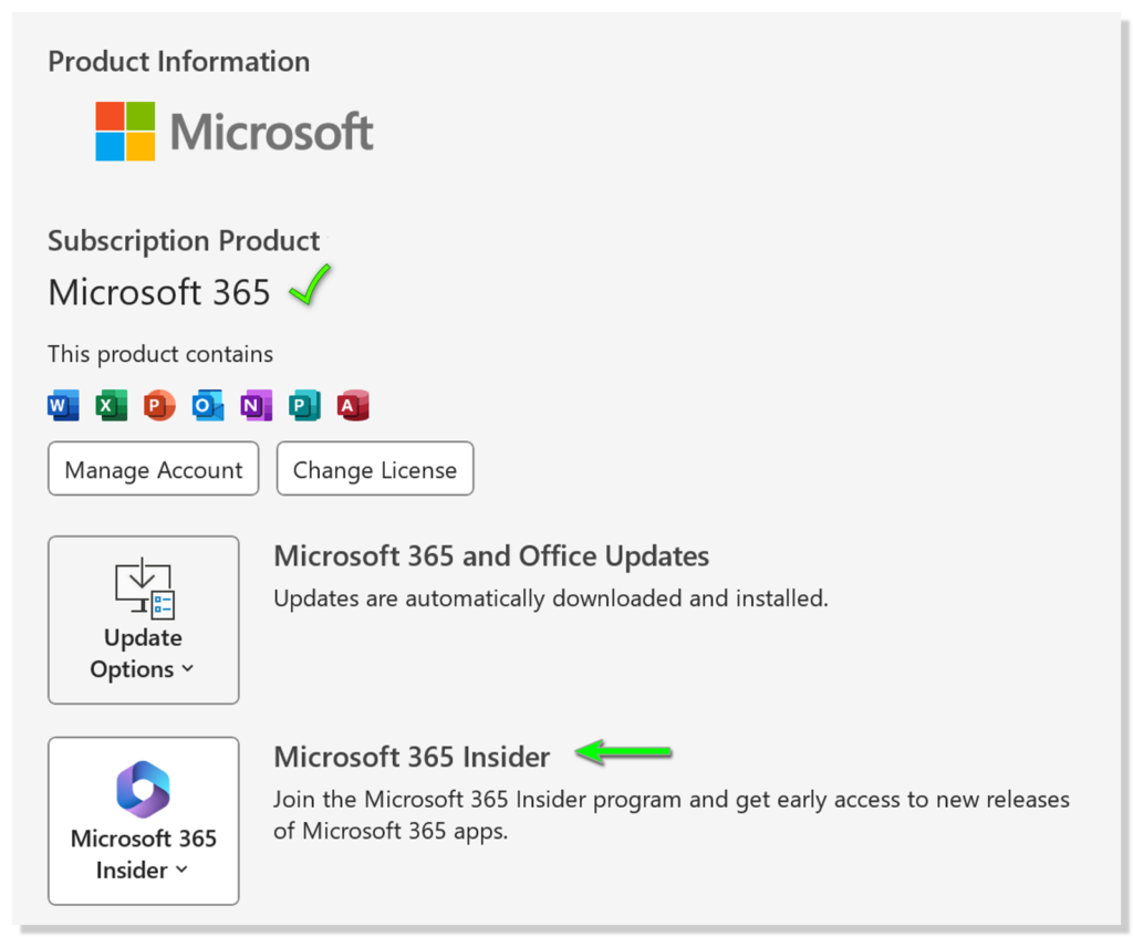 Join the Microsoft 365 Insider Program