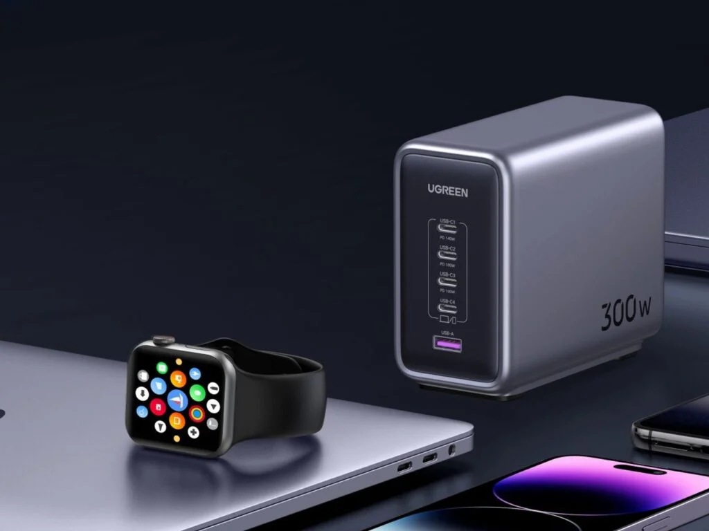 Cu sac UGREEN Nexode 300W USB C GaN 2