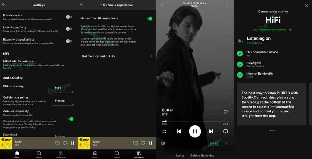 Spotify HiFi ngay ra mat